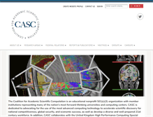 Tablet Screenshot of casc.org